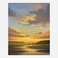 Peter Pettegrew (American, B 1963) Golden Hour ; together with Talbot Island Moonrise