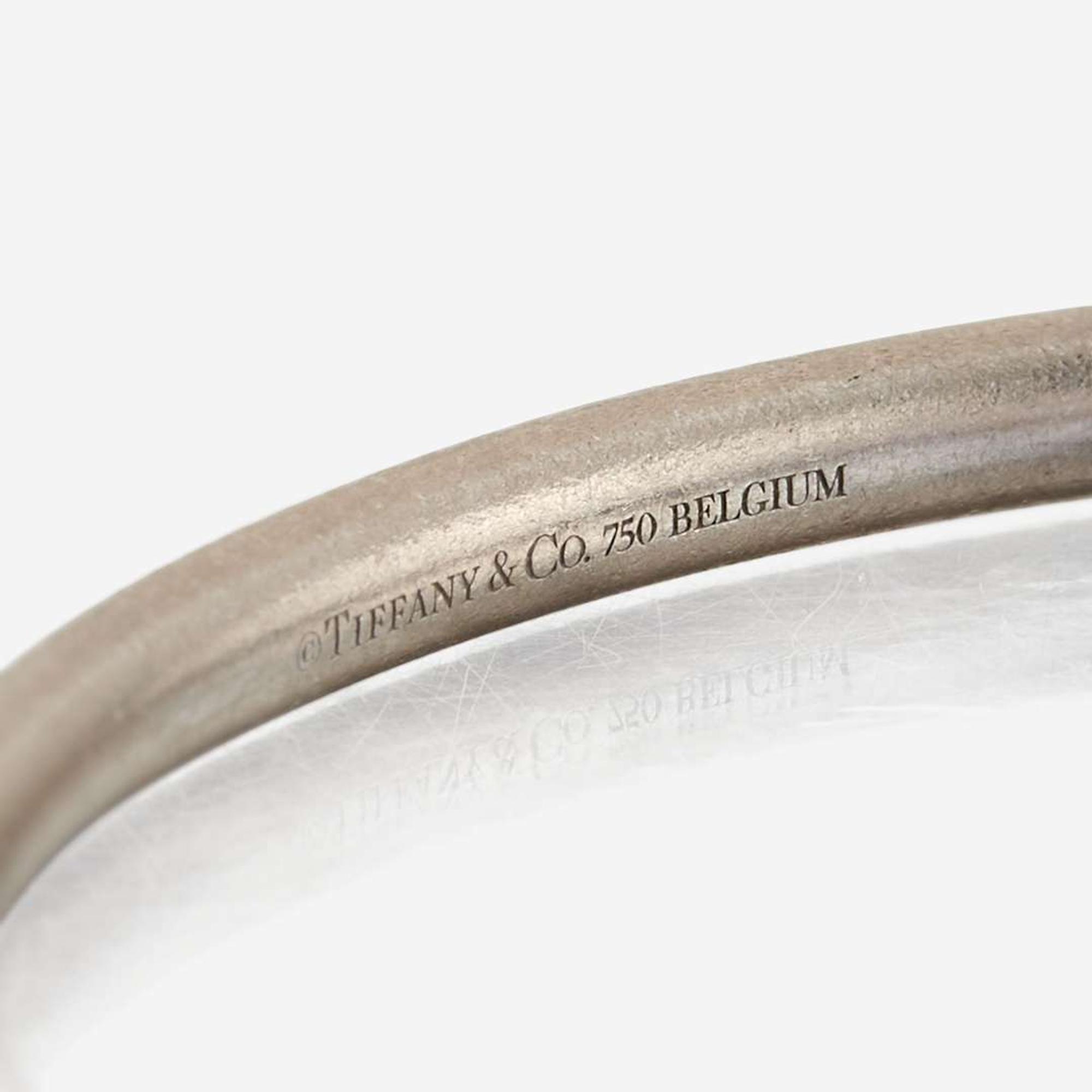 A diamond and white gold bangle bracelet, Tiffany & Co. Belgium