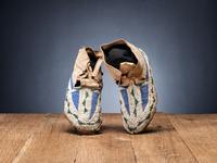 Sioux Beaded Hide Moccasins