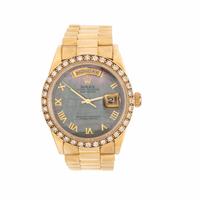 Rolex, Ref. 18238,18K Yellow Gold 'Day-Date' Watch with Mother-of-Pearl Dial