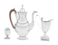 Three Continental Silver Table Articles