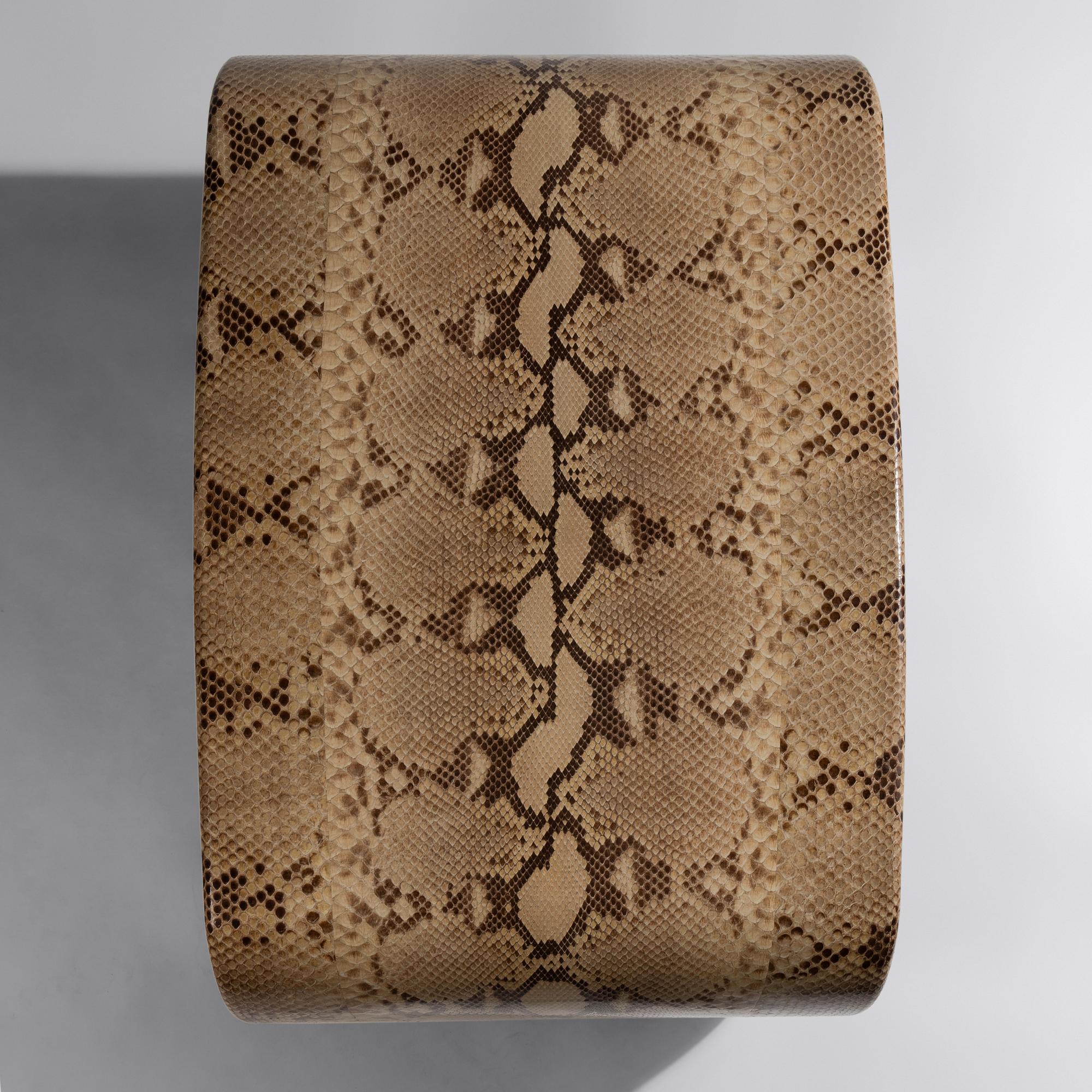 Waterfall Table in Python, 1985 for Karl Springer Ltd., USA