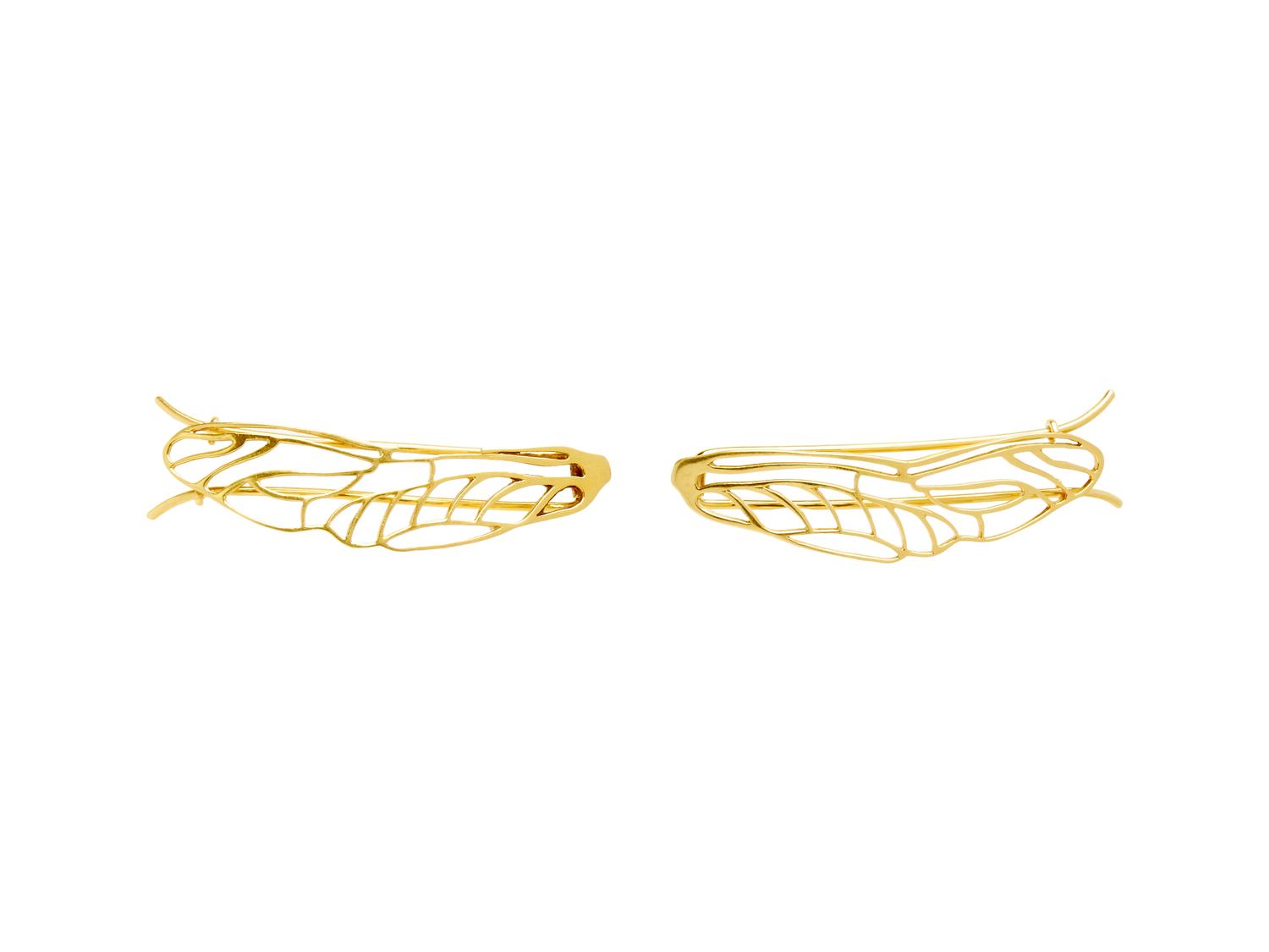 TIFFANY & CO., PAIR OF YELLOW GOLD BARRETTES