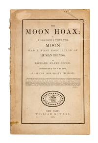 LOCKE, RICHARD ADAMS. The Moon Hoax. New York, 1859. First edition.