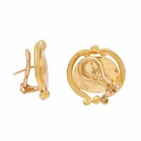 Helen Woodhull, Yellow Gold Bird Earrings