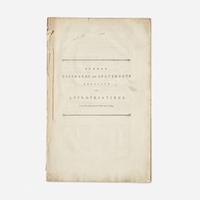 [Americana] [Hamilton, Alexander] Sundry Estimates and Statements Relative to Appropriations for the Service of the Year 1794