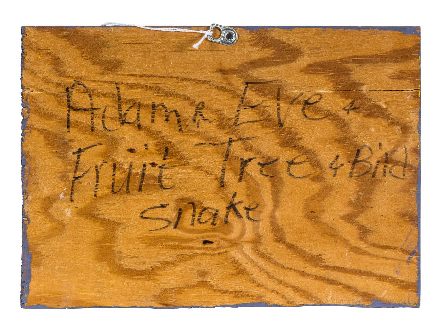 Adam & Eve + Fruit Tree & Bird Snake