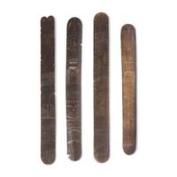 A Group of Four Sailor-Carved Busks