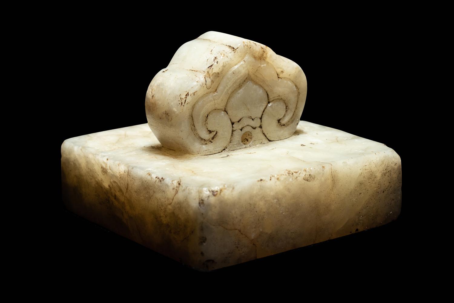 A White Marble Seal