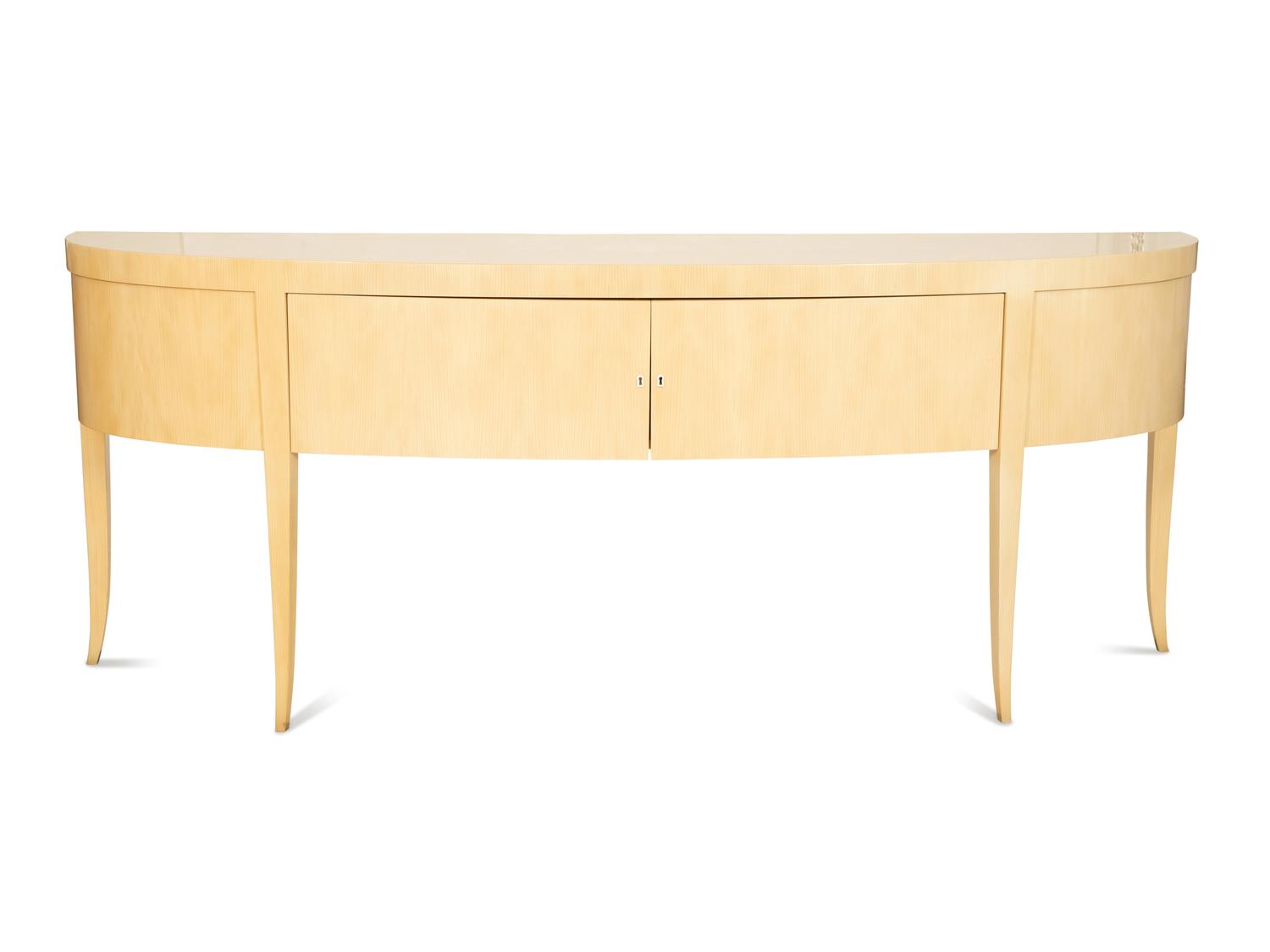 A Sally Sirkin Lewis for J. Robert Scott Bow Front Sideboard