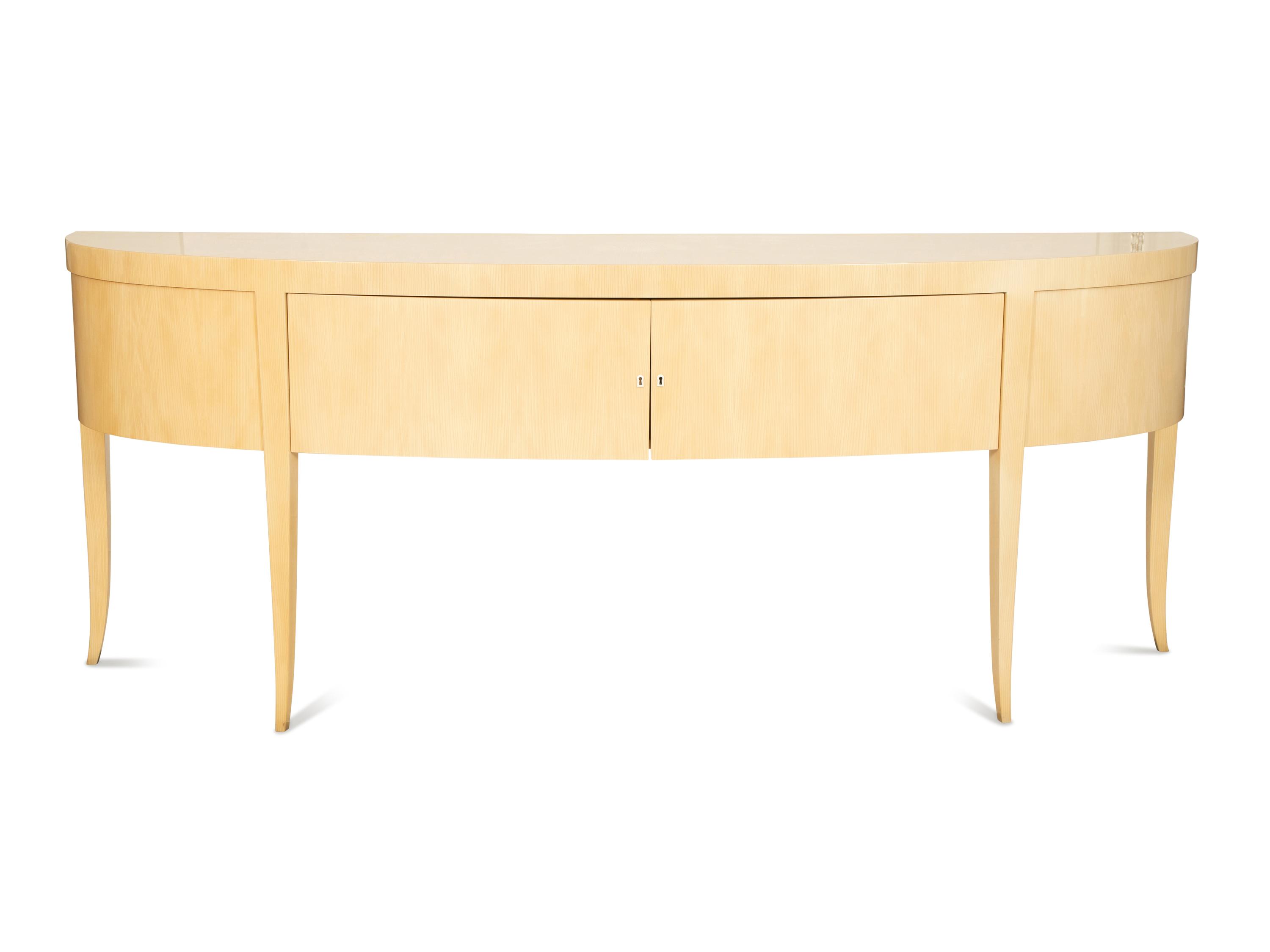 A Sally Sirkin Lewis for J. Robert Scott Bow Front Sideboard
