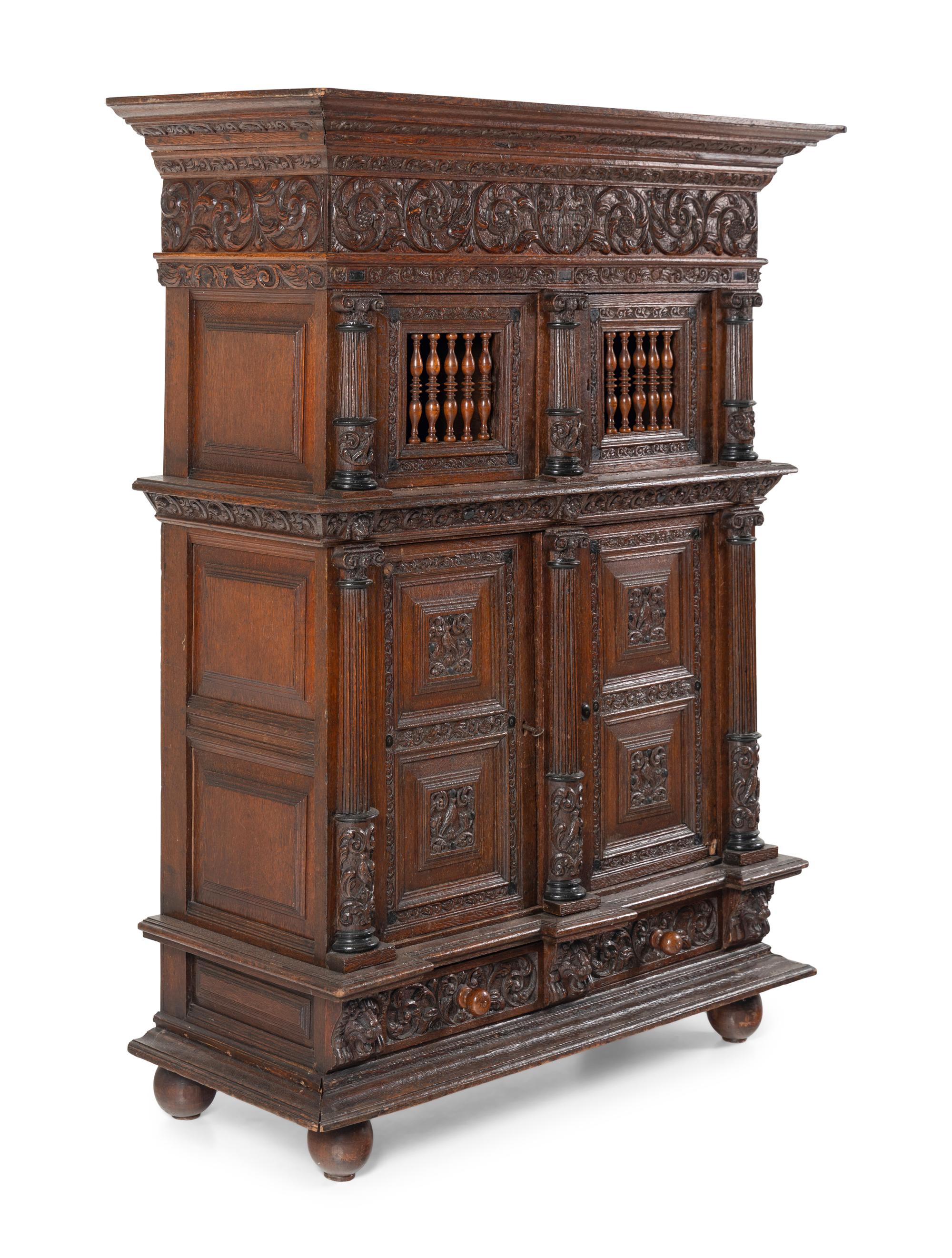 A Dutch Carved Oak Kast