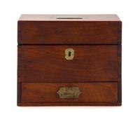 A George III Mahogany Box Height 8 1/4 x width 10 inches. — EARLY 19TH CENTURY