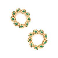 Emerald, Diamond, and Yellow Gold Convertible Demi-Parure
