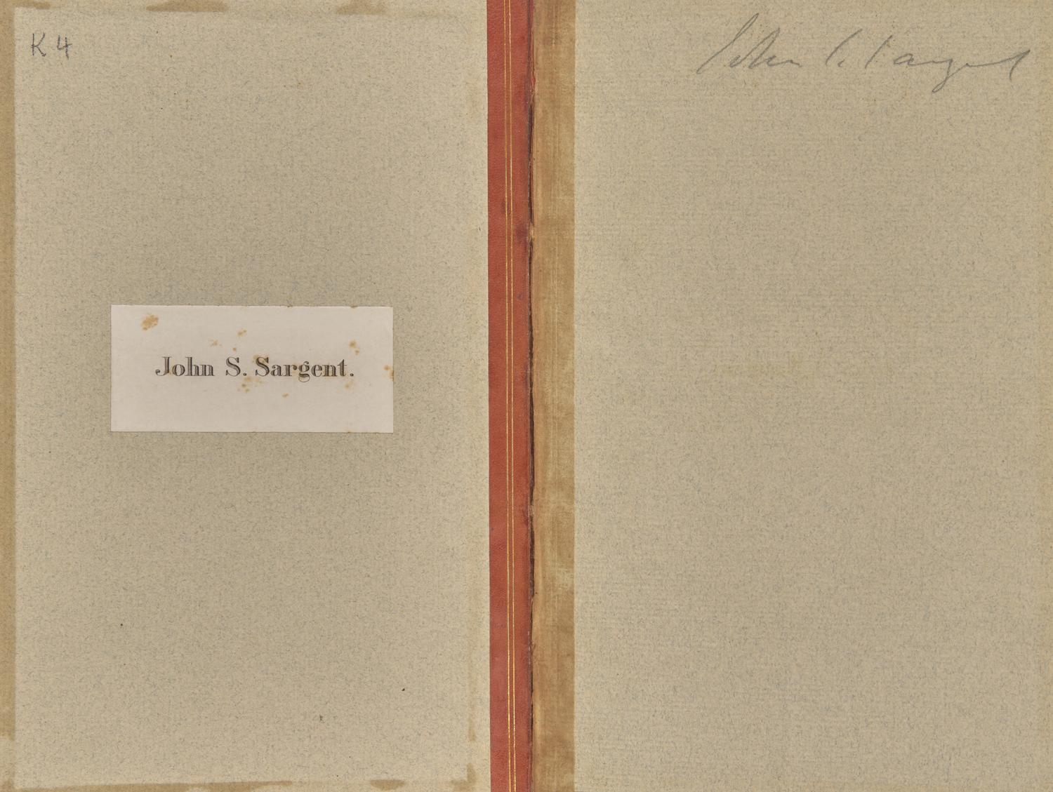 [Art] [Sargent, John Singer] (Beckford, William) Italy; With Sketches of Spain and Portugal...