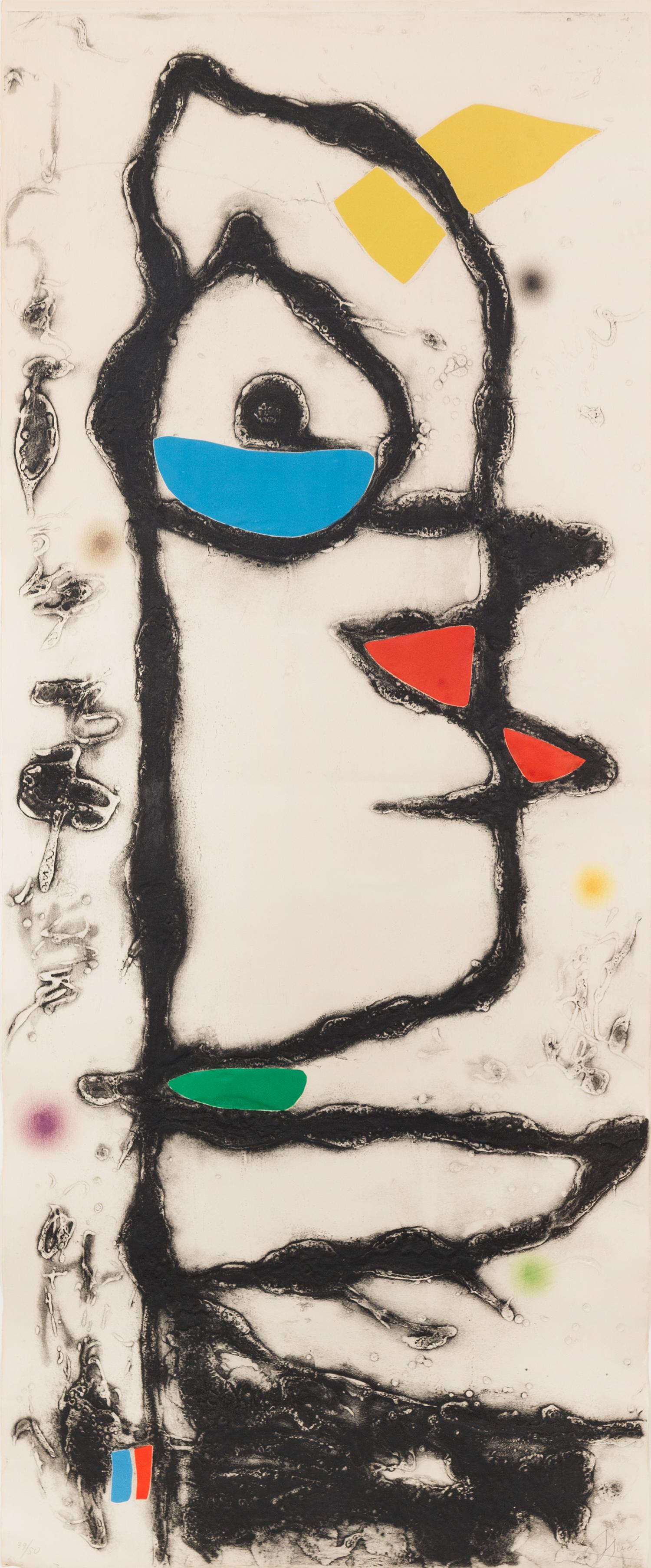 Joan Miro, (Spanish, 1893-1983), Untitled (pl. 13 from Barcelona), 1972-73