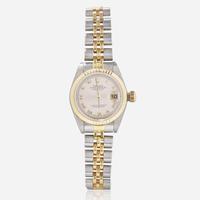 A Two-Tone Ladies Rolex Oyster Perpetual Datejust Watch C. 1985