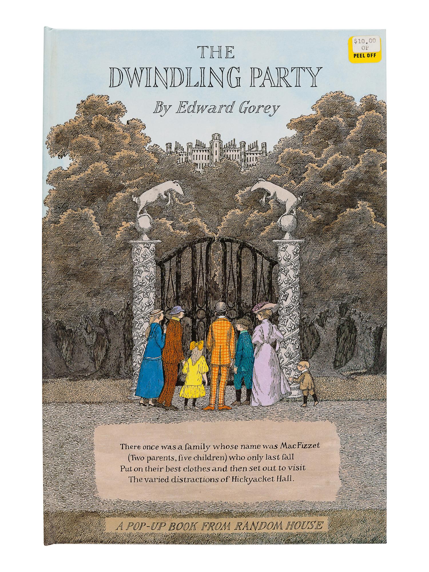 GOREY, Edward (1925-2000). The Dwindling Party . New York: Random House, 1982.