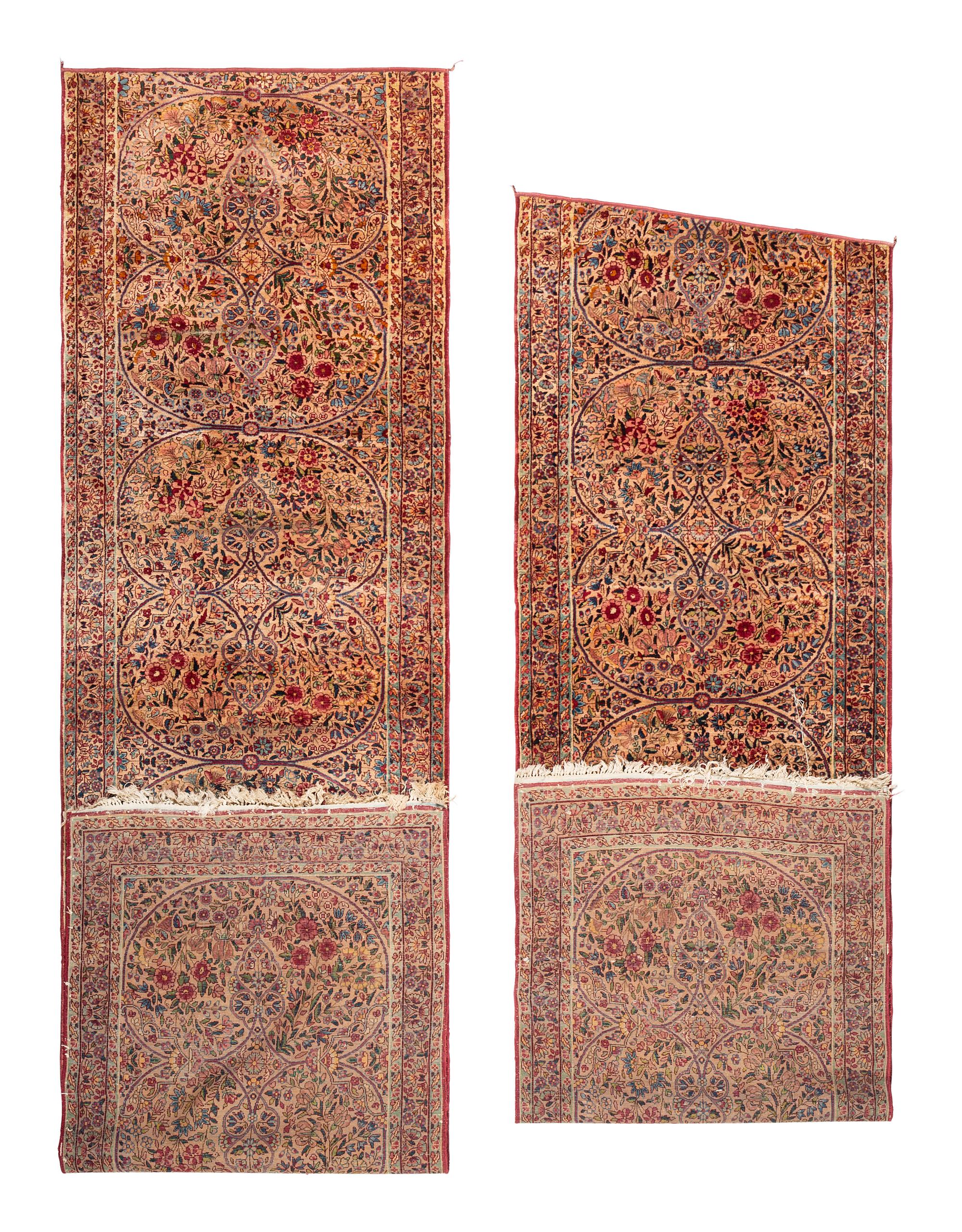 Two Sarouk Wool Runners