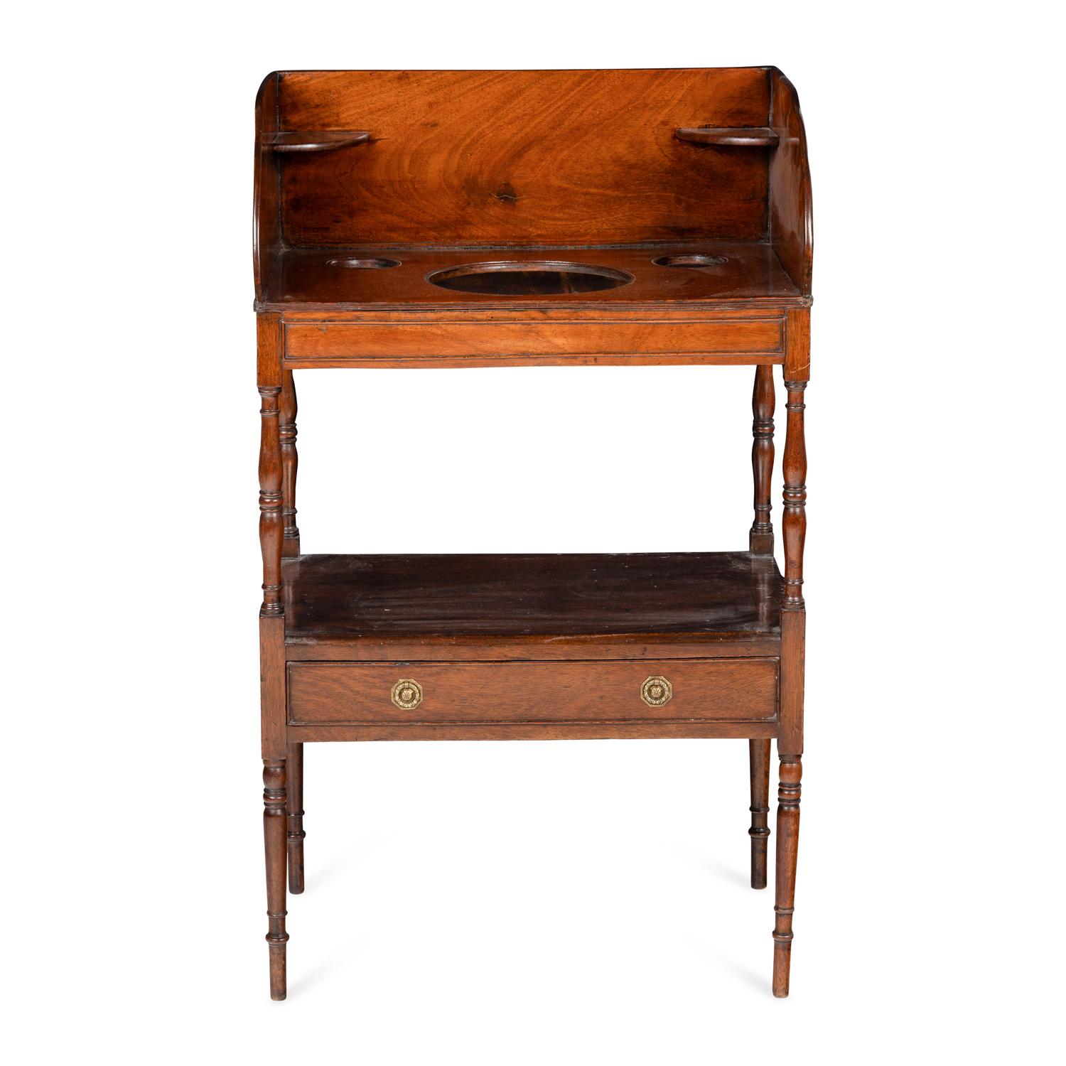 An American Walnut Wash Stand