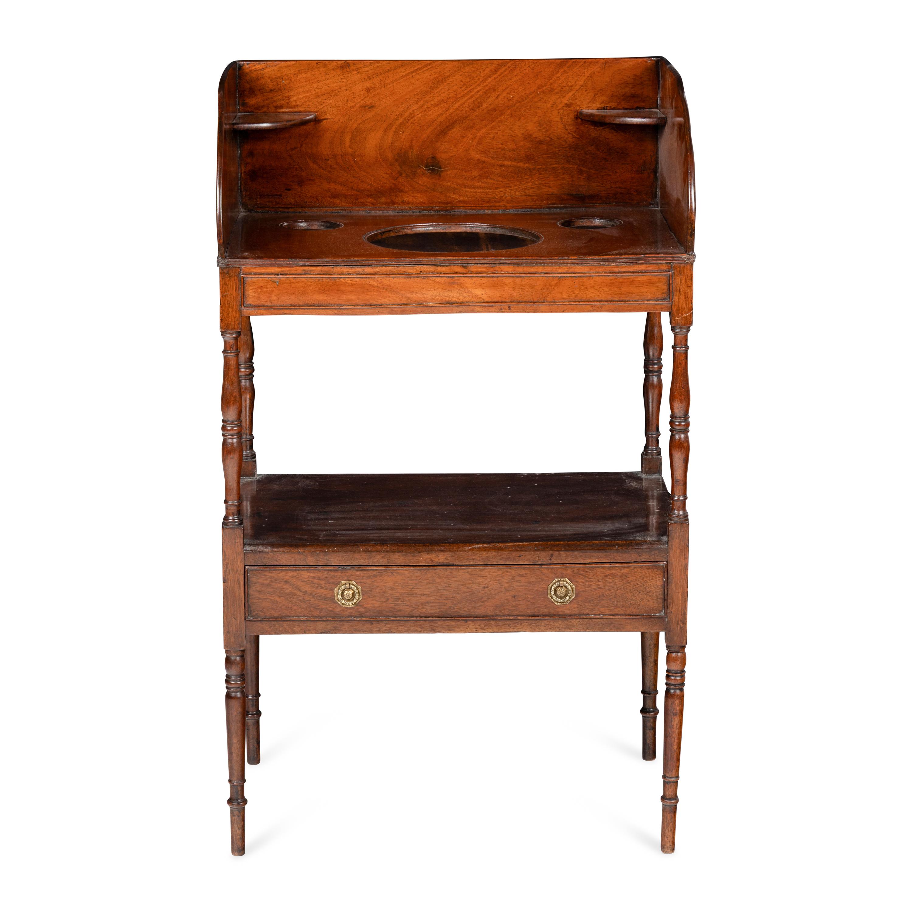 An American Walnut Wash Stand