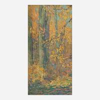 John Fulton Folinsbee (American, 1892–1972) Golden Afternoon (A Triptych)