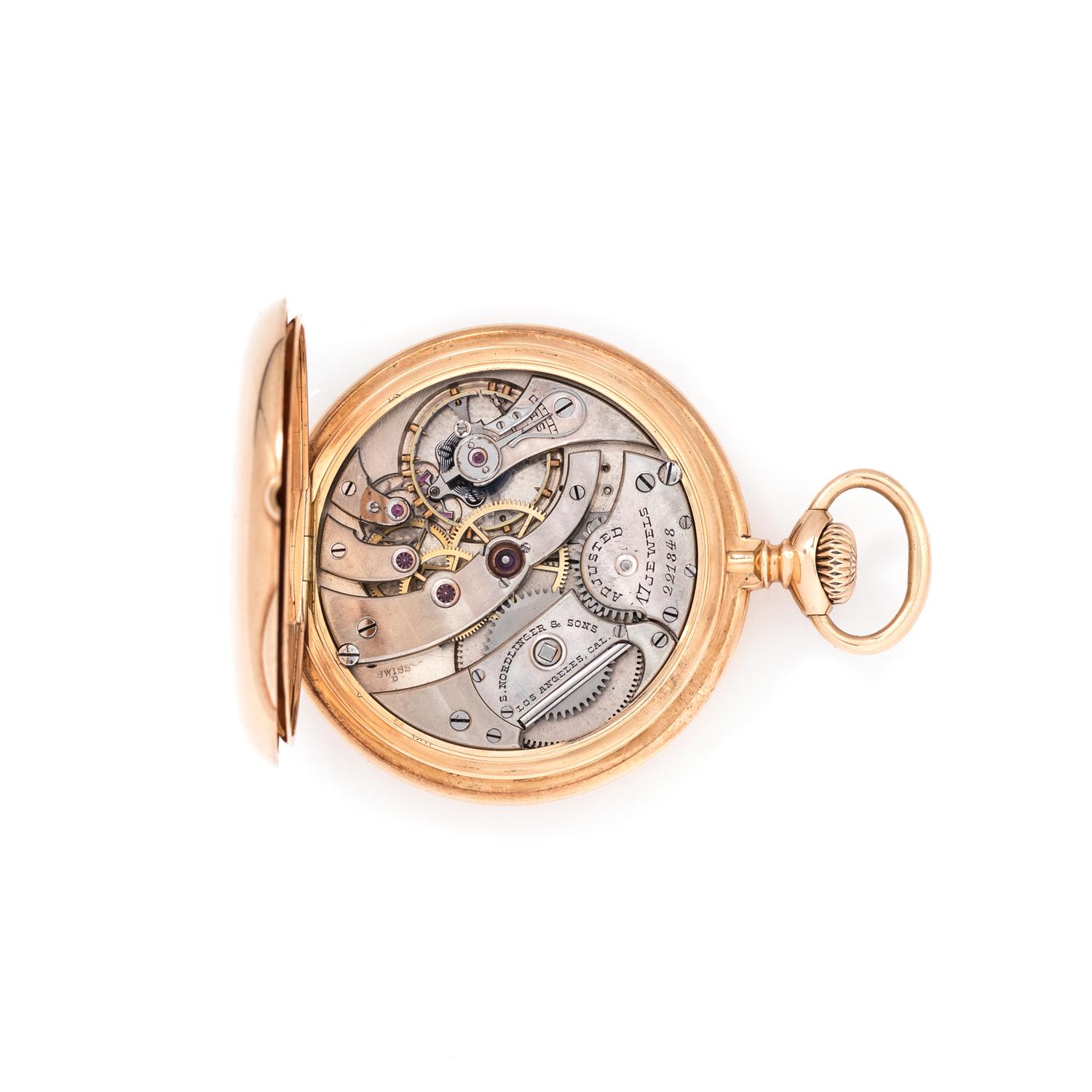 14K YELLOW GOLD POCKET WATCH