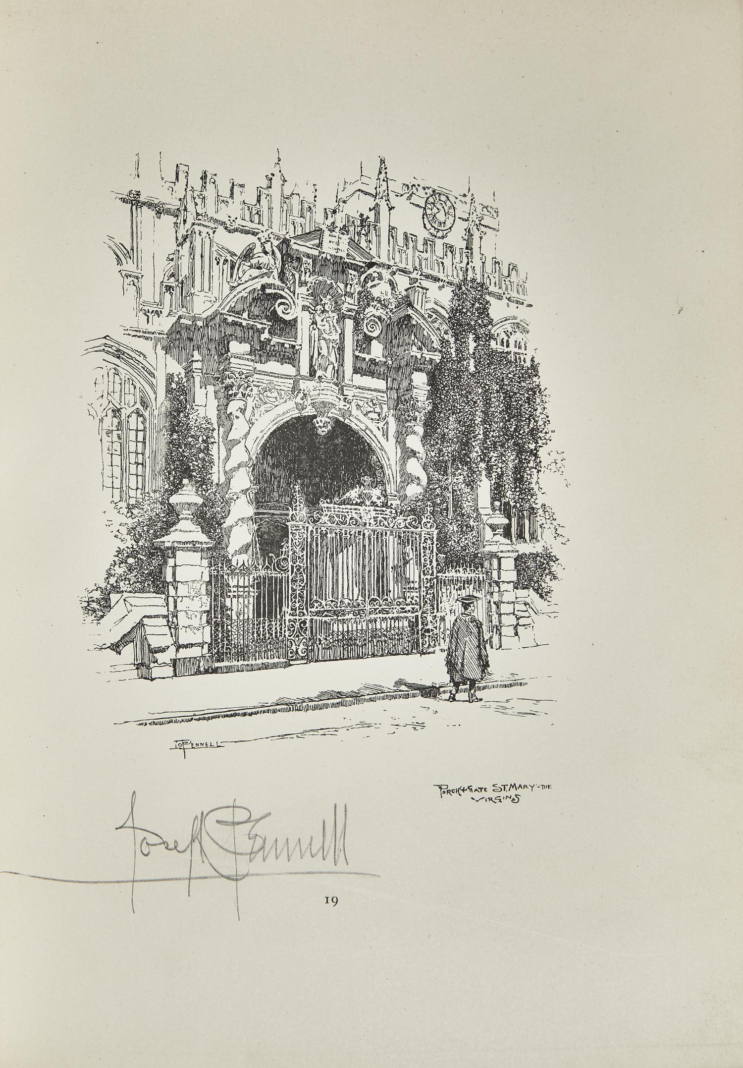 [Children’s & Illustrated] Dobson, Austin, and Harry Furniss, and Louis Wain, and Joseph Pennell, and Selwyn Image, et al. A Book of Drawings