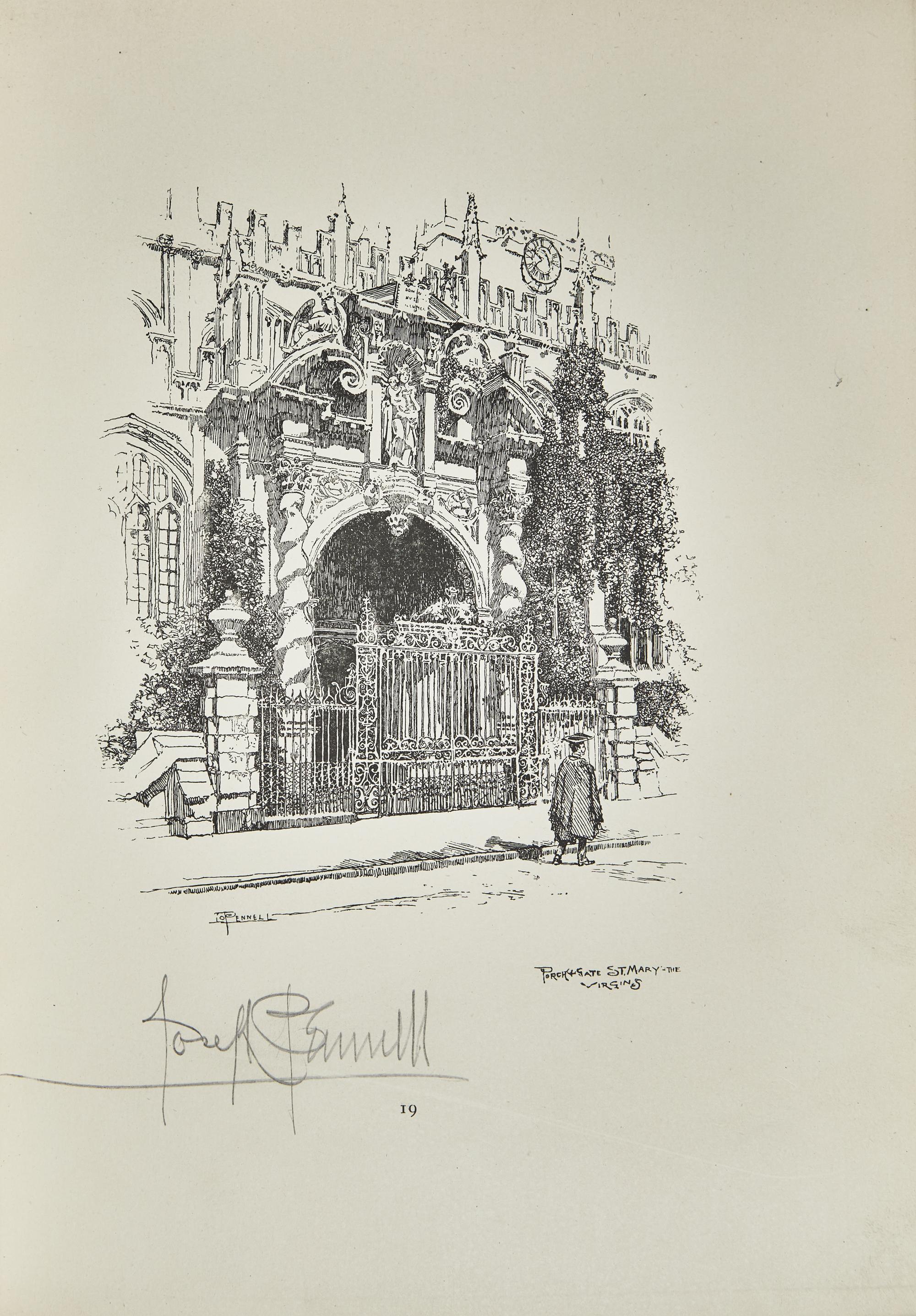[Children’s & Illustrated] Dobson, Austin, and Harry Furniss, and Louis Wain, and Joseph Pennell, and Selwyn Image, et al. A Book of Drawings