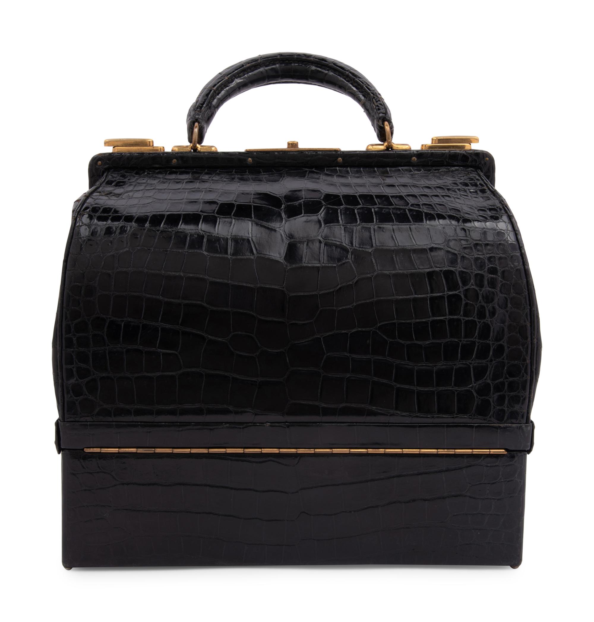 Hermès Crocodile Sac Mallette 26cm, c1956