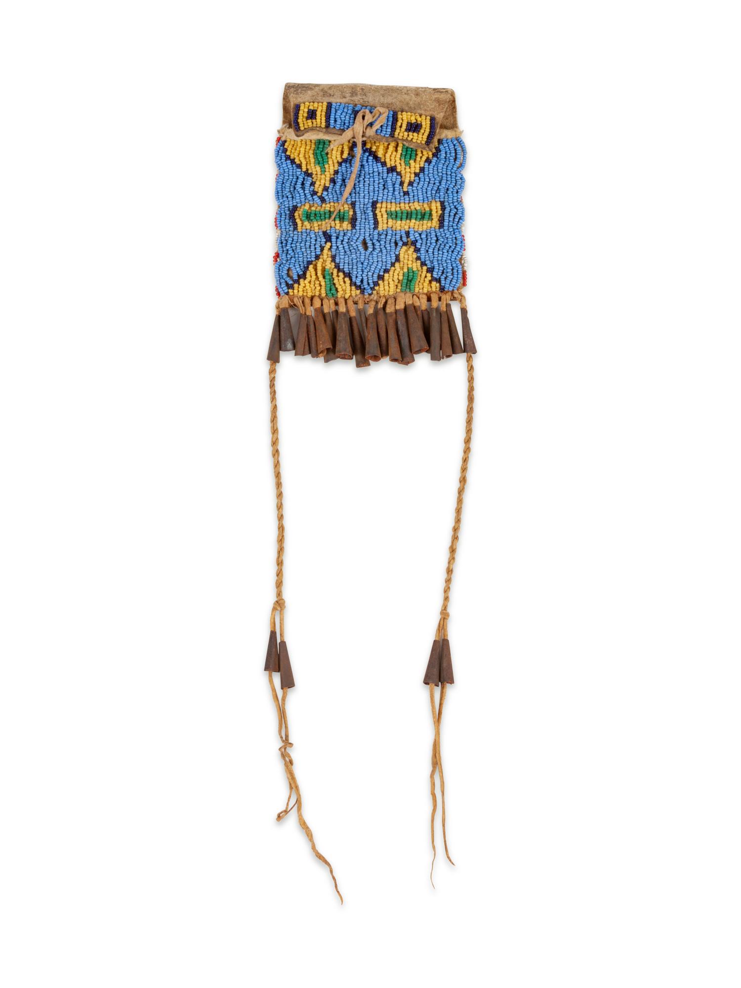 Sioux Beaded Hide Strike-a-Light Bag