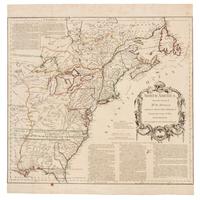 JEFFERYS, Thomas (1719-1771). North America From the French of Mr D'Anville. London, May 1755.