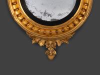 A Federal Giltwood Bull's Eye Mirror