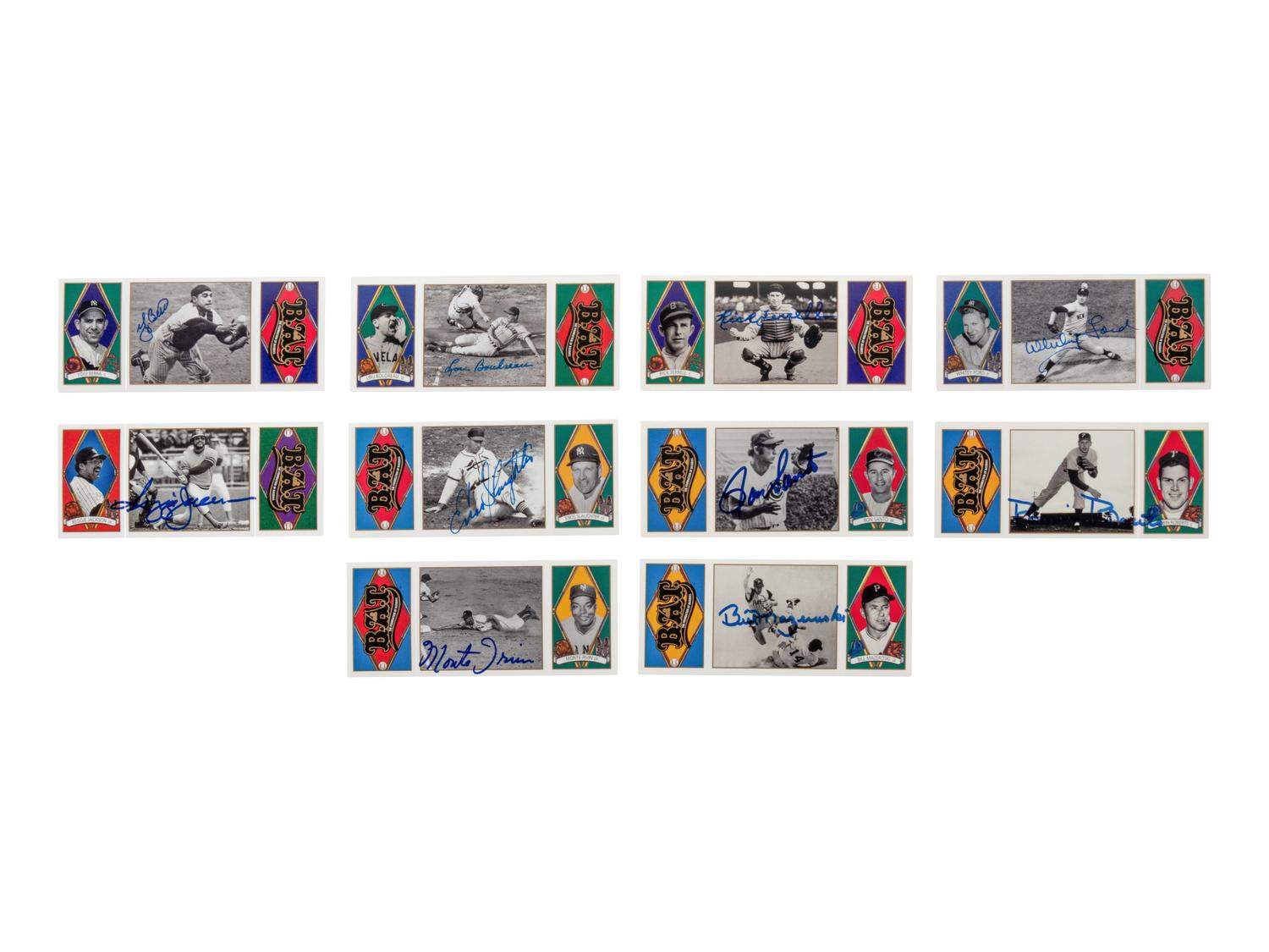 A Collection of 1993 Upper Deck B.A.T. Baseball Cards Including 95 signed,