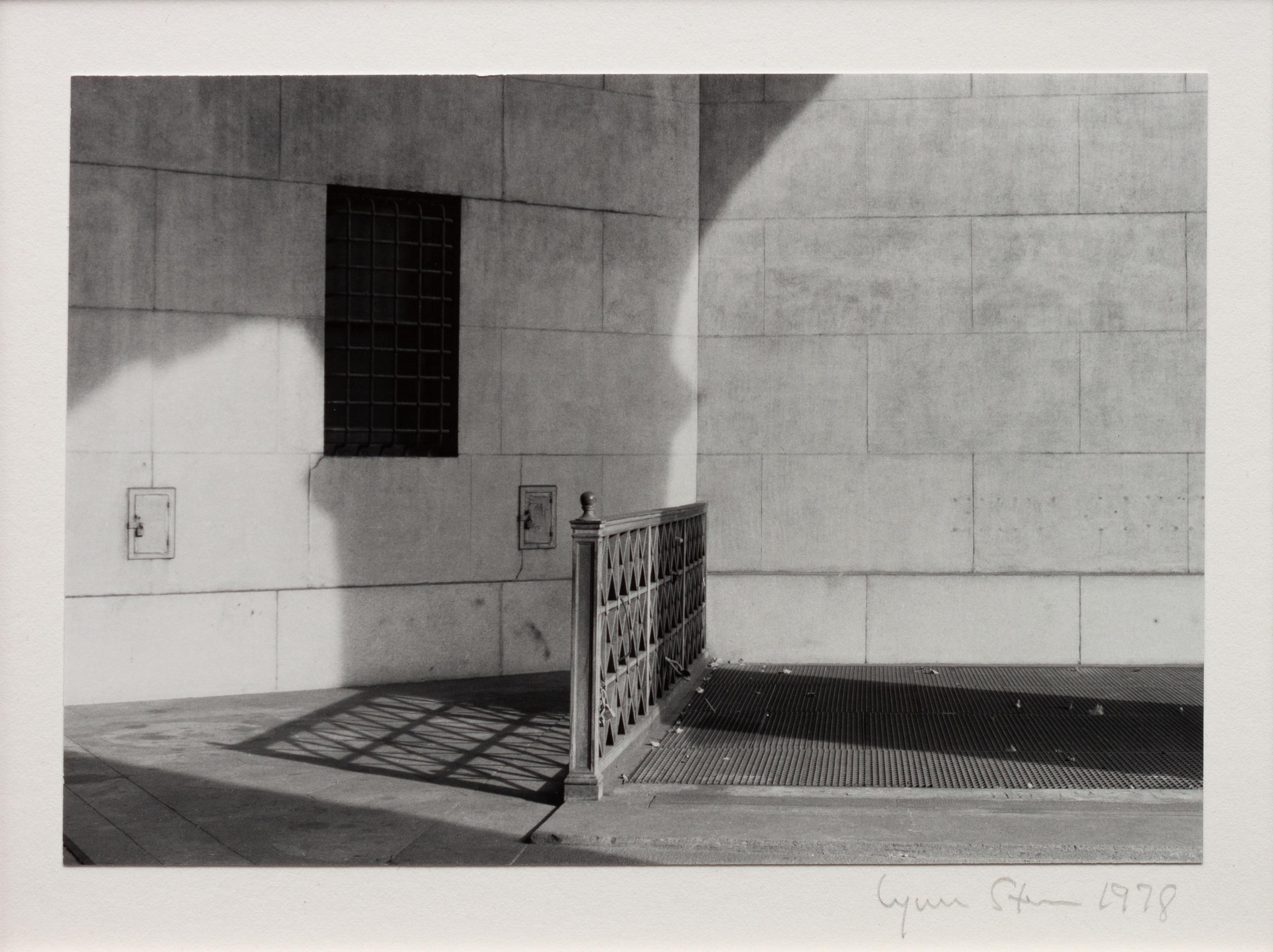 A group of three photographs ( Municipal Building, NYC, 1978; Melk Abbey, Austria , 1979; Stairwell , 1979)