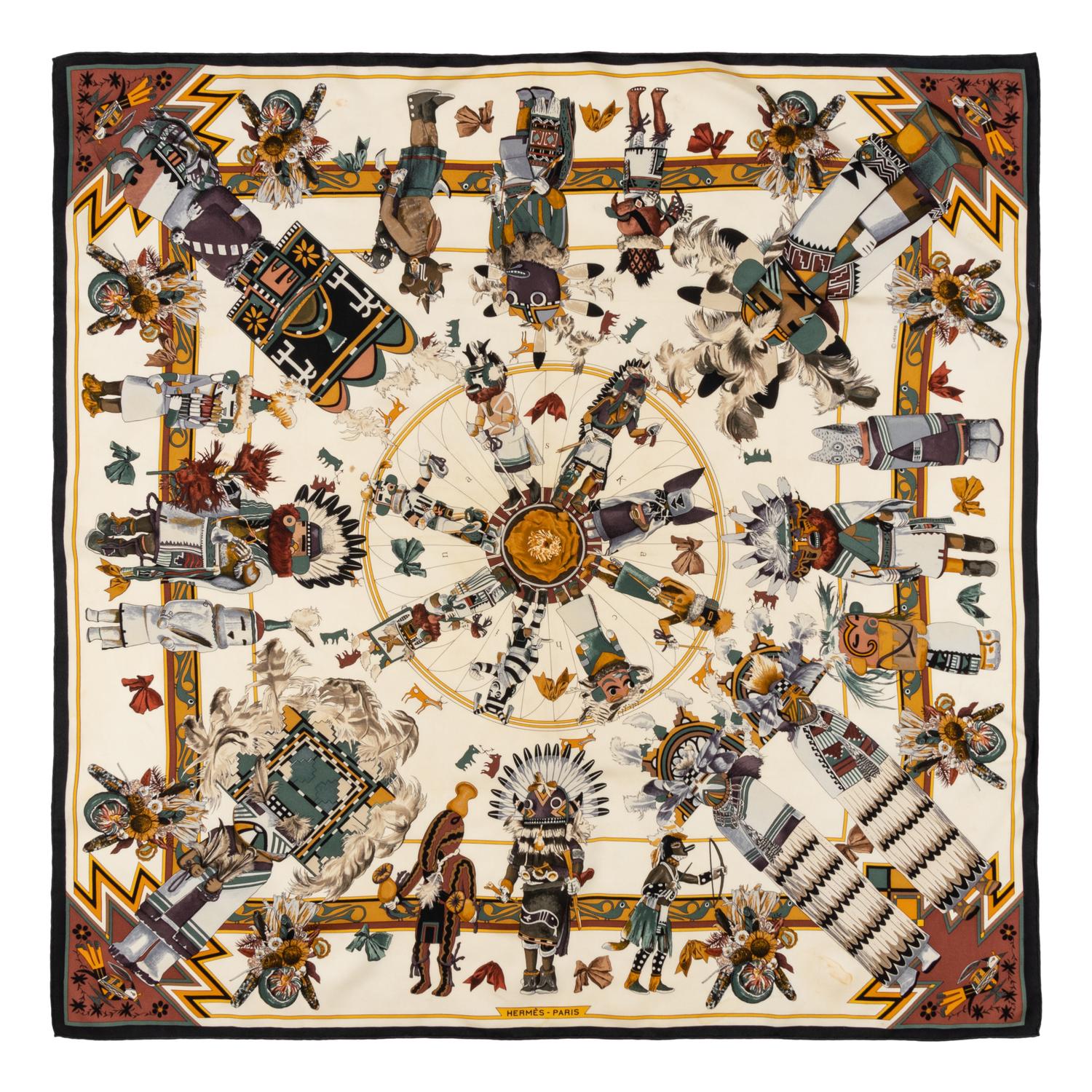 Hermès Silk Scarf by Kermit Oliver