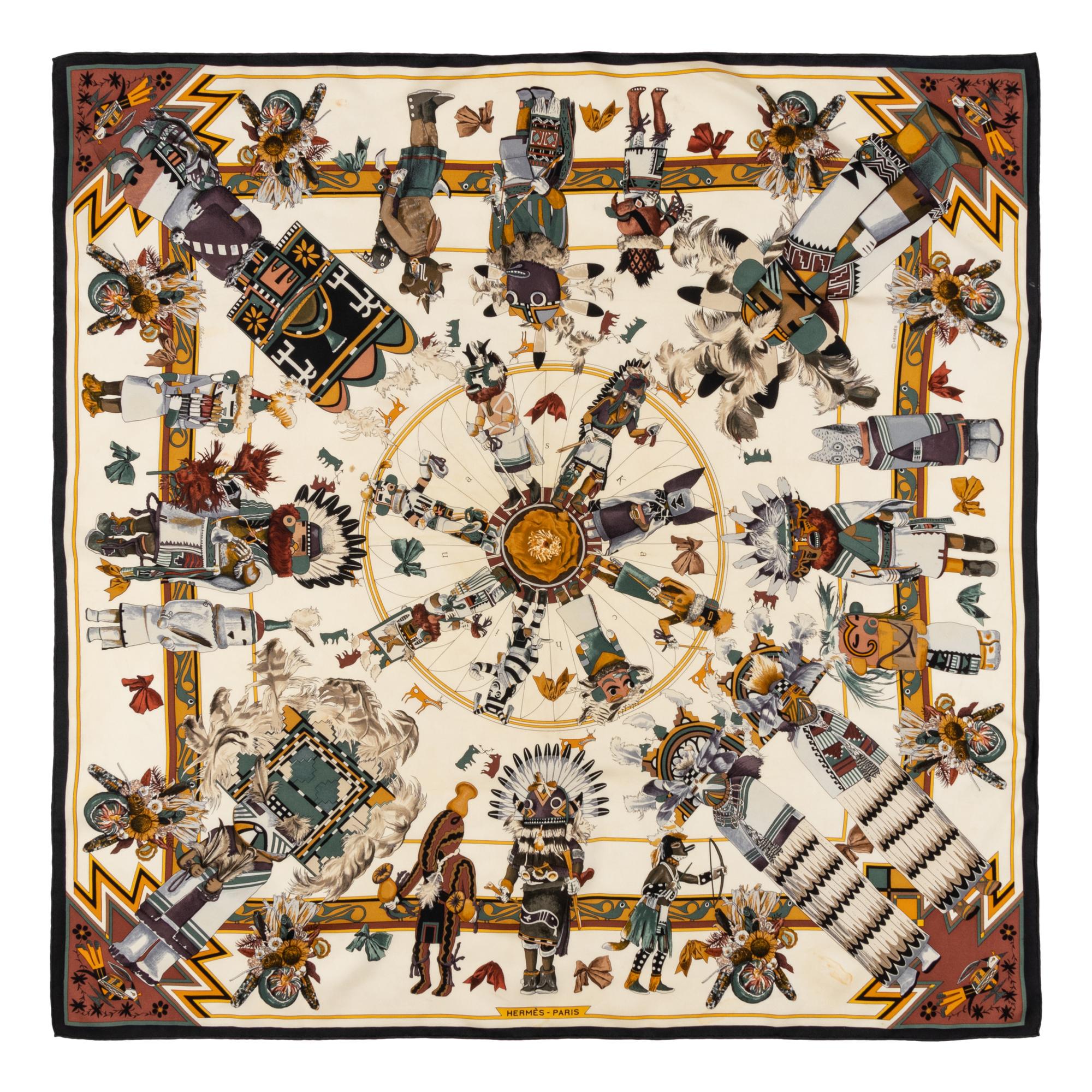 Hermès Silk Scarf by Kermit Oliver