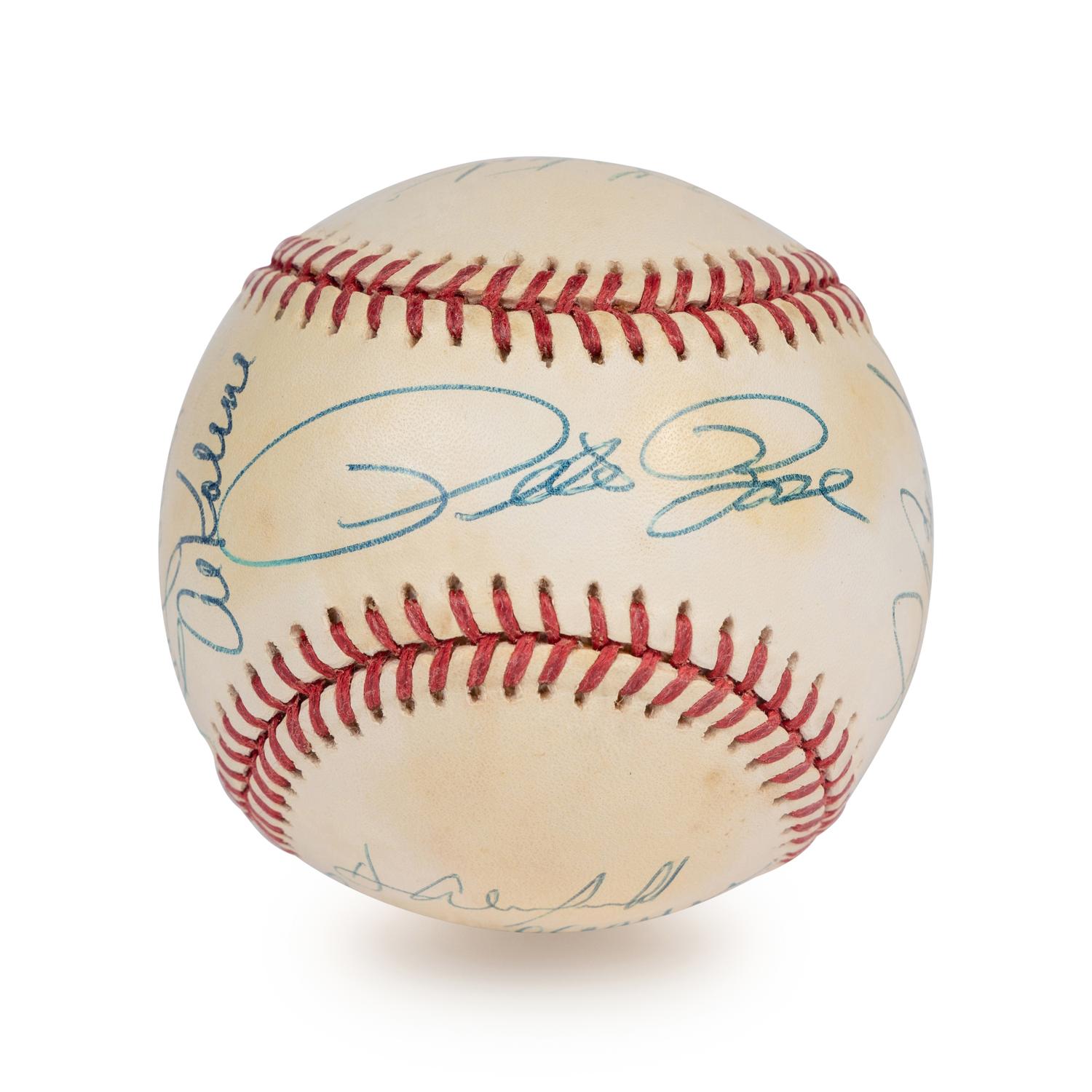 A 3,000 Hit Club Signed Autograph Baseball / 12 Signatures (Beckett Authentication Services Letter)