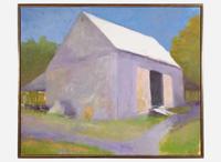 Wolf Kahn (American/German, 1927-2020), Barn Color of its Road II