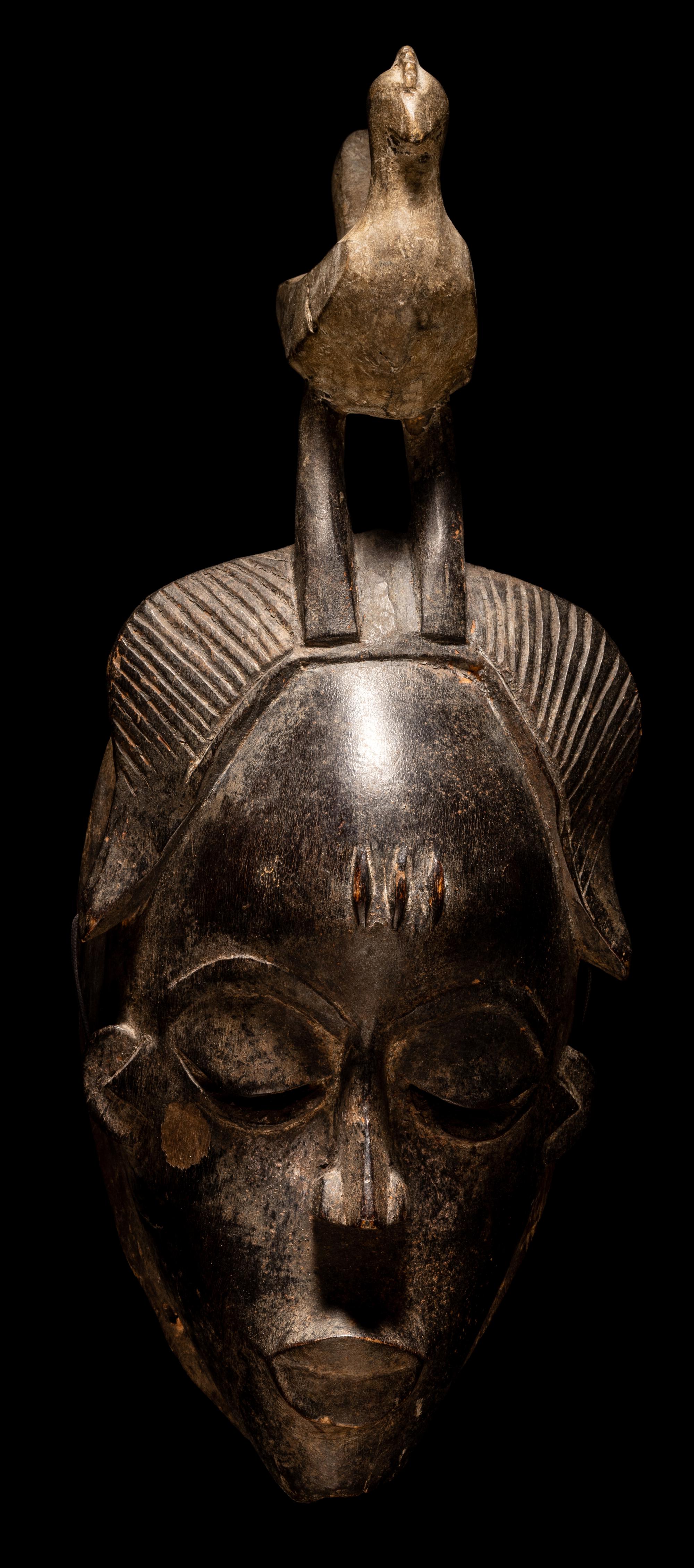 Three Yaure Wood Masks