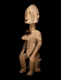 A Bamana Wood Female Figure