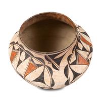 Acoma Polychrome Pottery Jar