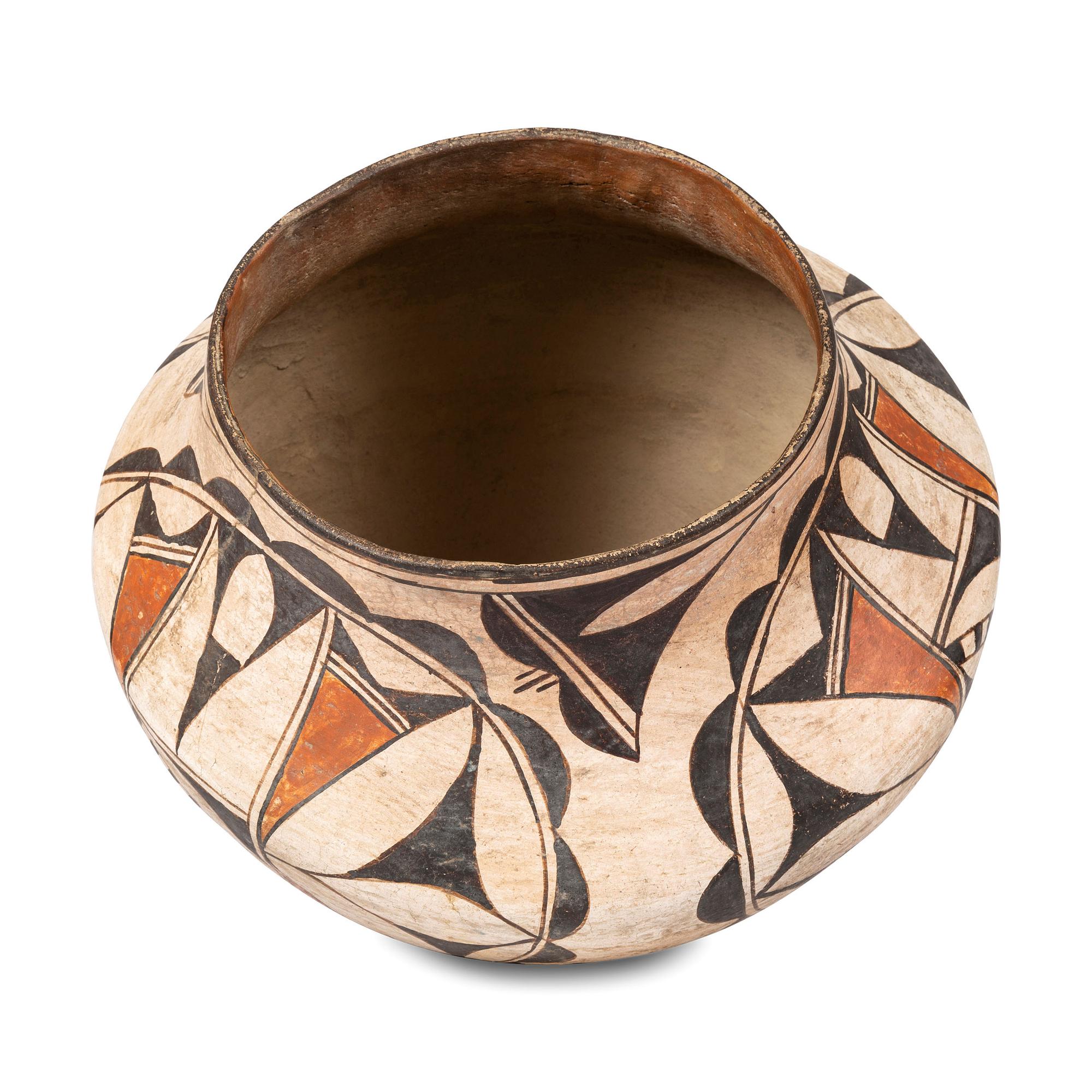 Acoma Polychrome Pottery Jar