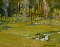 Four Works: Coming Storm, Shelter, As Brooke Make Rivers and Stormy Landscape