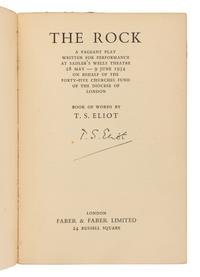 ELIOT, T. S. (1888-1965). A group of 15 works, including: