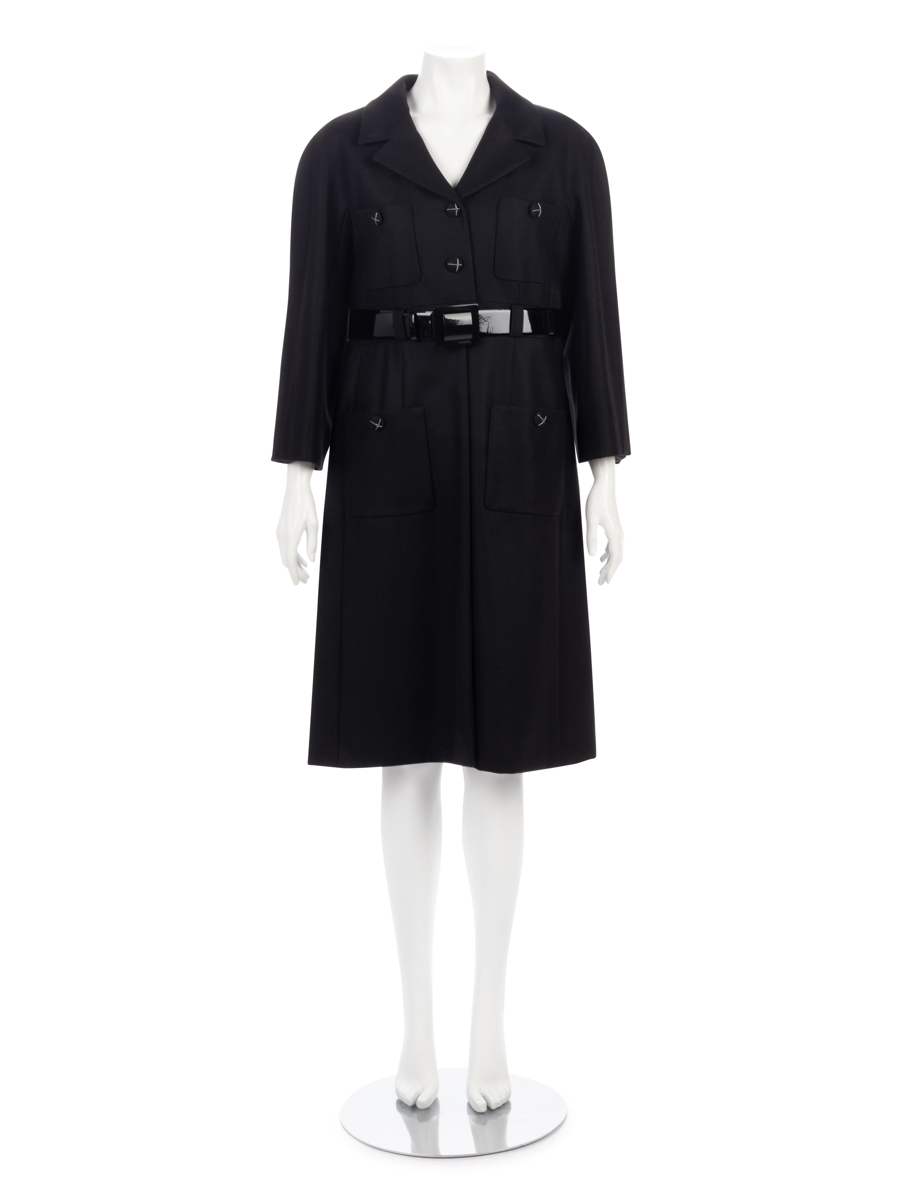 Chanel Belted Wool Pocket Coat, Fall 2007