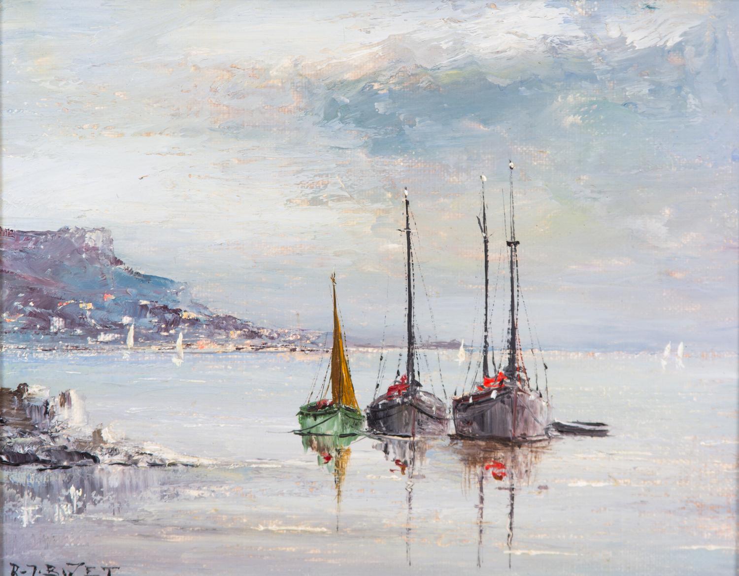 Raymond Bizet, (French, 20th Century), Le Tete de Chien Cap d'Ail