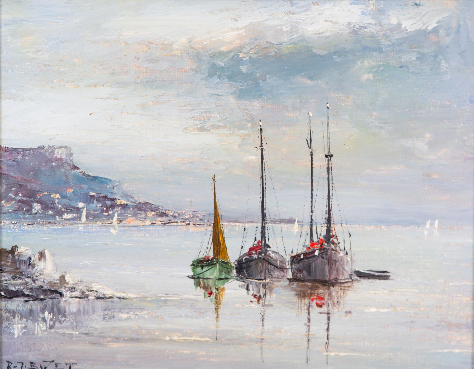 Raymond Bizet, (French, 20th Century), Le Tete de Chien Cap d'Ail
