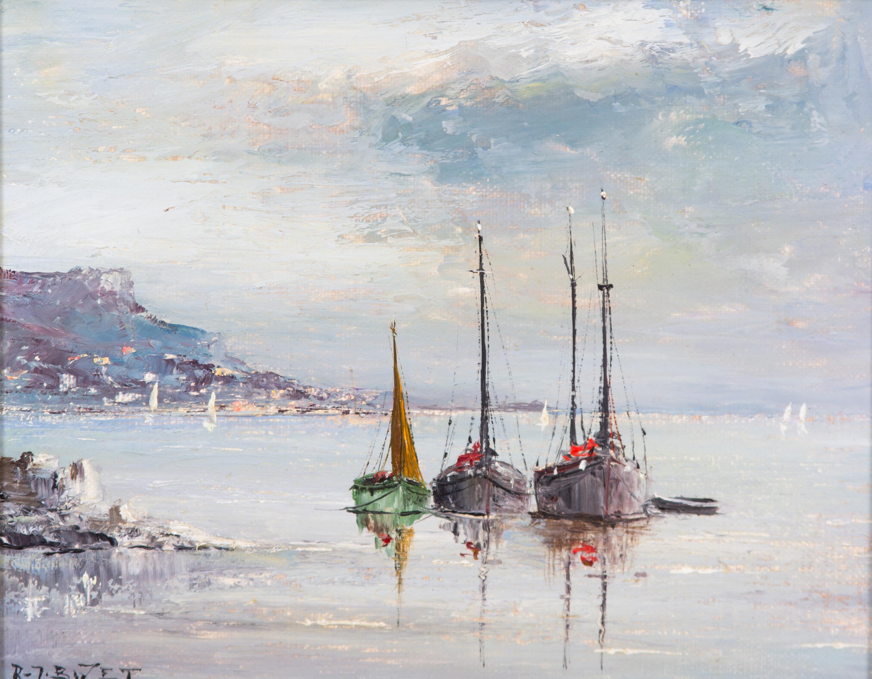 Raymond Bizet, (French, 20th Century), Le Tete de Chien Cap d'Ail