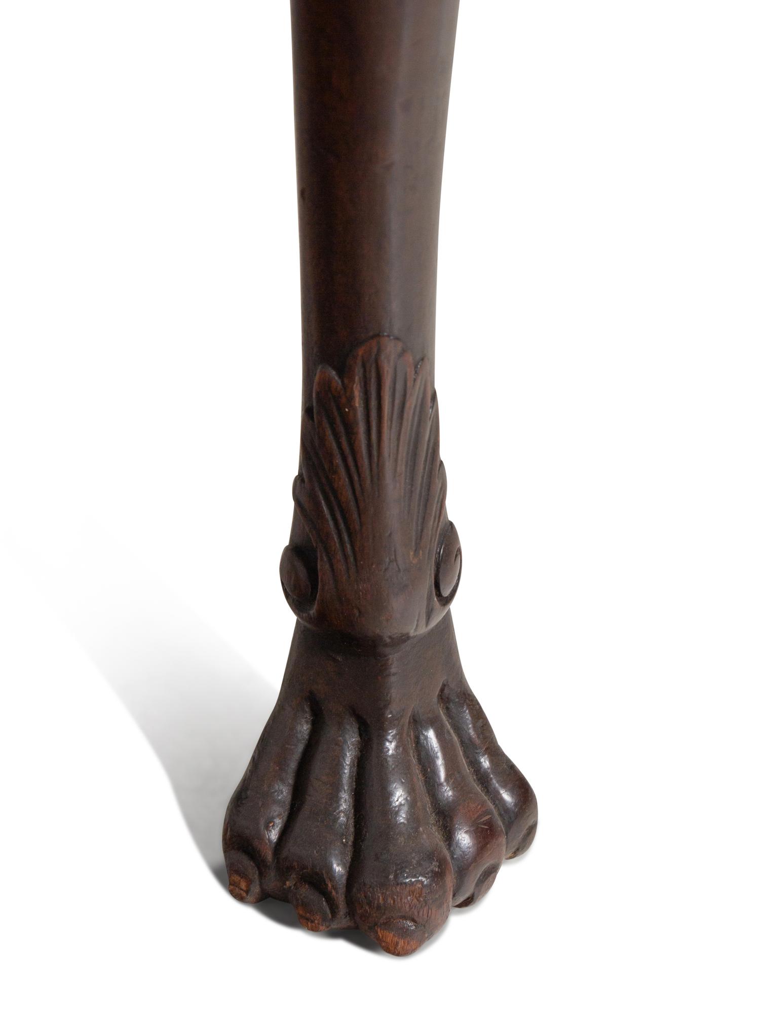 An Irish George III Style Carved Mahogany Console Table